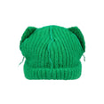 Mohair Chunky Ears Beanie (Green) Mohair Chunky Ears Beanie (Green)