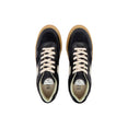 Pearl S-Strike Leather Mix Sneaker (Black/Gum) Pearl S-Strike Leather Mix Sneaker (Black/Gum)