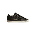 Women's Super-Star Nappa Leather Sneakers (Black) Women's Super-Star Nappa Leather Sneakers (Black)