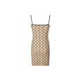 Moon Printed Jersey Straps Mini Dress (Tan) Moon Printed Jersey Straps Mini Dress (Tan)
