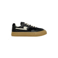 Pearl S-Strike Leather Mix Sneaker (Black/Gum) Pearl S-Strike Leather Mix Sneaker (Black/Gum)