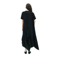Panel Short Sleeve Dress (Black) Panel Short Sleeve Dress (Black)