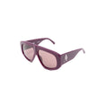 x The Attico Milano Sunglasses (Purple/Silver) x The Attico Milano Sunglasses (Purple/Silver)