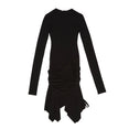 Double-Layer Effect Dress (Black) Double-Layer Effect Dress (Black)