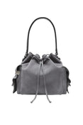 Multipocket Suede Bucket Bag (Cold Grey) Multipocket Suede Bucket Bag (Cold Grey)