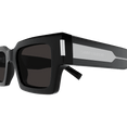 Squared Sharp Shape Sunglasses (Black/Crystal/Grey) Squared Sharp Shape Sunglasses (Black/Crystal/Grey)