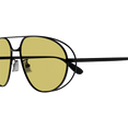 Aviator Shape Sunglasses (Black/Yellow) Aviator Shape Sunglasses (Black/Yellow)