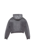 Sprayed Zip Hoodie (Faded Black) Sprayed Zip Hoodie (Faded Black)