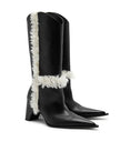 Bridge Cowboy Boot (Black/White) Bridge Cowboy Boot (Black/White)