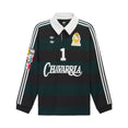 x Willy Chavarria Rugby Shirt (Black/Aurora Ivy) x Willy Chavarria Rugby Shirt (Black/Aurora Ivy)