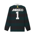 x Willy Chavarria Rugby Shirt (Black/Aurora Ivy) x Willy Chavarria Rugby Shirt (Black/Aurora Ivy)