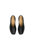 Flat Piped Slippers (Black/Dark Chocolate) Flat Piped Slippers (Black/Dark Chocolate)