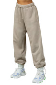 Oversized Straight Leg Jogger (Sand French Terry) Oversized Straight Leg Jogger (Sand French Terry)