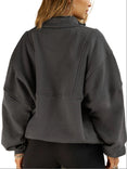Retro Half Zip (Charcoal Luxe French Terry) Retro Half Zip (Charcoal Luxe French Terry)