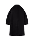 Soft Double-Breasted Coat (Black) Soft Double-Breasted Coat (Black)