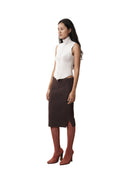 Pegged Midi Skirt (Chocline) Pegged Midi Skirt (Chocline)