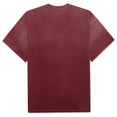 Pearl Studded Logo Tee (Burgundy) Pearl Studded Logo Tee (Burgundy)