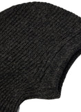 Balaclava In Alpaca And Yak Wool Blend (Black/Mink Brown) Balaclava In Alpaca And Yak Wool Blend (Black/Mink Brown)