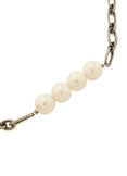 Pearl And Chain Choker (Silver) Pearl And Chain Choker (Silver)