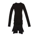 Double-Layer Effect Dress (Black) Double-Layer Effect Dress (Black)