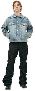Denim Moto Jacket (Blue) Denim Moto Jacket (Blue)
