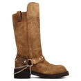 Edeed Riding Boots With Belt And Chains (Camel) Edeed Riding Boots With Belt And Chains (Camel)