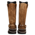Edeed Riding Boots With Belt And Chains (Camel) Edeed Riding Boots With Belt And Chains (Camel)
