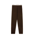 Serif Logo Ribbed Legging (Chocolate) Serif Logo Ribbed Legging (Chocolate)