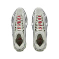 x Willy Chavarria Megaride Bones Sneakers (Halo Green/Silver Metallic/Better Scarlet) x Willy Chavarria Megaride Bones Sneakers (Halo Green/Silver Metallic/Better Scarlet)