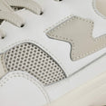 Amiel S-Strike Leather Mix (White/Ecru) Amiel S-Strike Leather Mix (White/Ecru)
