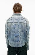Denim Moto Jacket (Blue) Denim Moto Jacket (Blue)