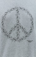 Peace Sign Sweatshirt in Grey Peace Sign Sweatshirt in Grey