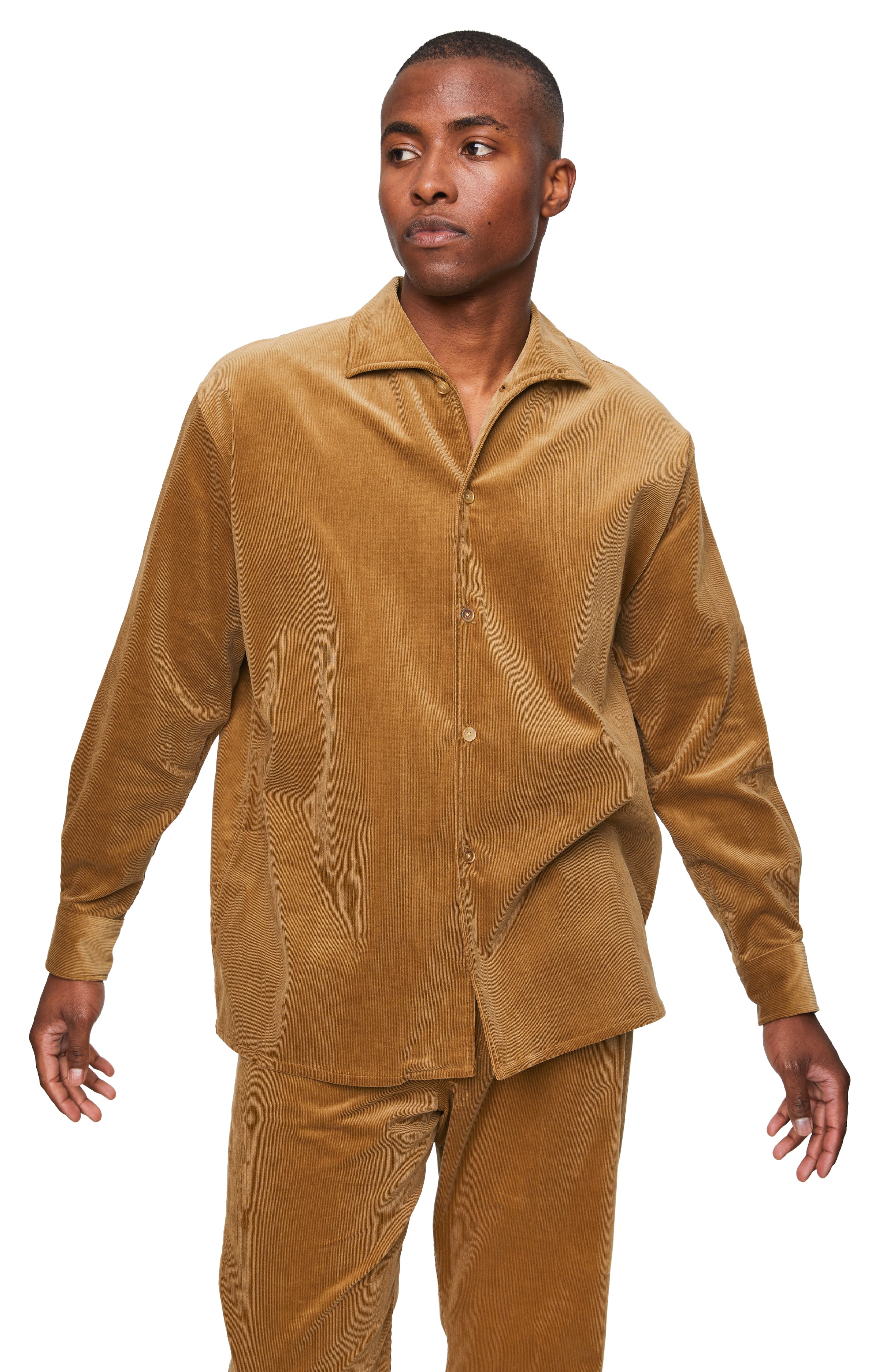 FINX CORDUROY SHIRT (KHAKI BEIGE)