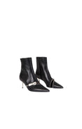 Zip Ankle Black Leather Boot Zip Ankle Black Leather Boot