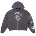 Asphyxiation Assemblage Zip Hoodie (Black)