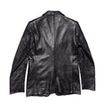 Perfect Junkie Leather Blazer (Black)