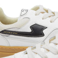 Pearl S-Strike Leather Mix Sneaker (White/Gum)