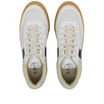 Pearl S-Strike Leather Mix Sneaker (White/Gum)