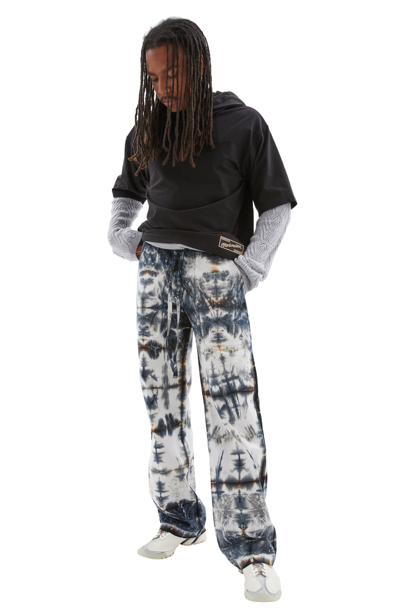 Tye Dye Baggy Trousers (Blue Tye Dye)