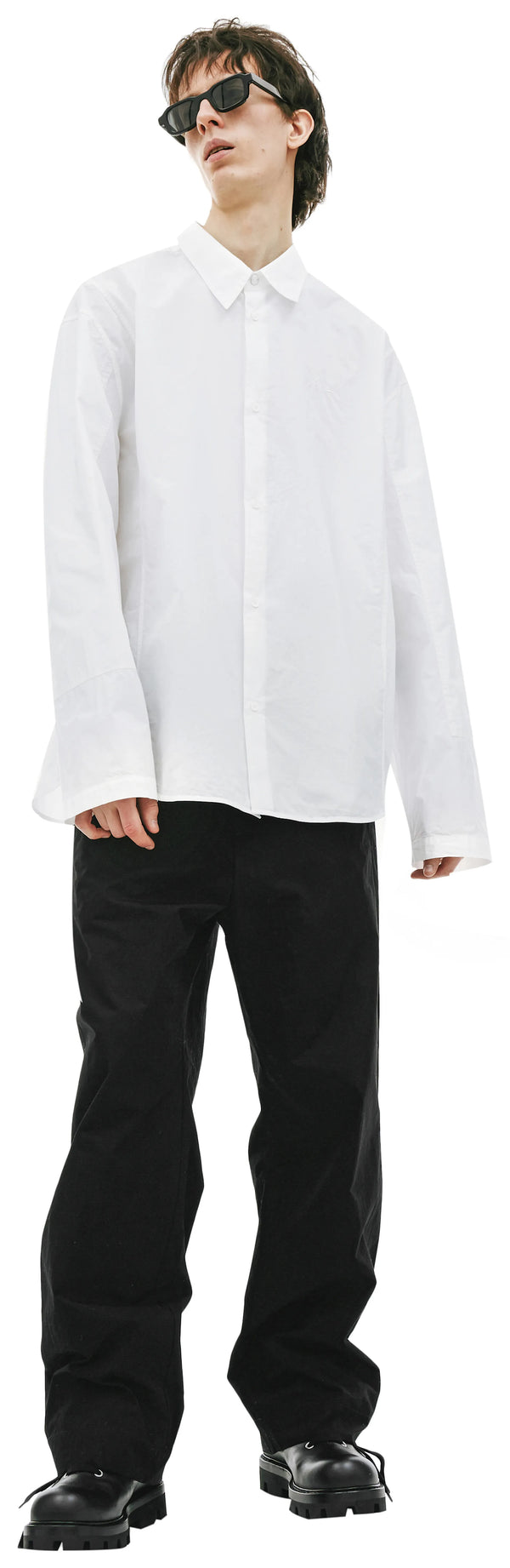 X-Pand White Cotton Poplin Shirt