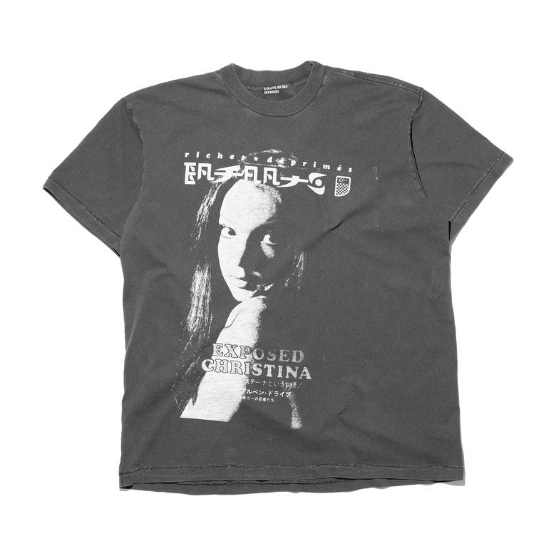 Exposed Christina T-Shirt (Faded Black)