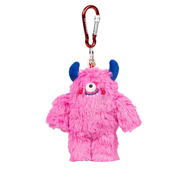 Fluffy Monster Keyring (Pink)