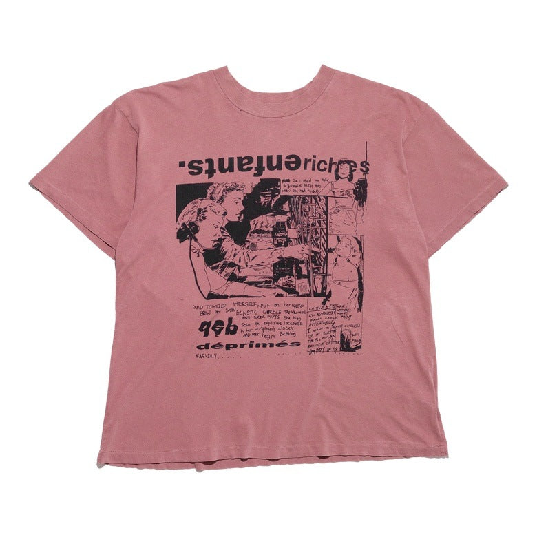 ERD Radio Control Room T-Shirt (Faded Pink)