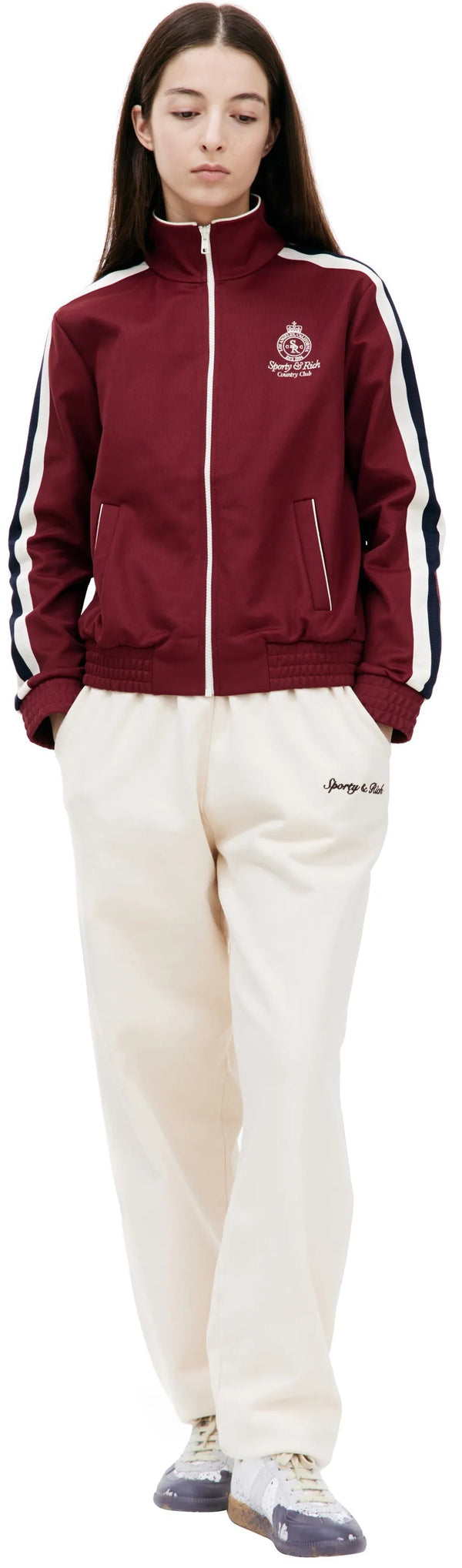 Crown Track Jacket (Merlot)