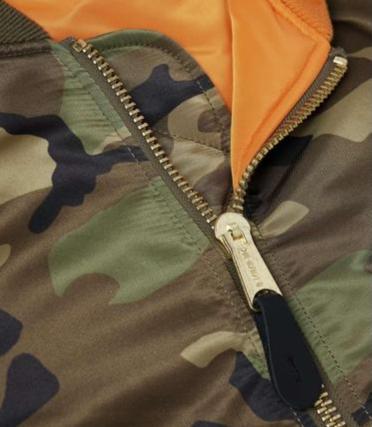 Cargo Bomber Jacket (Green Camouflage)