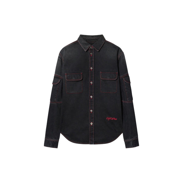 Script Samurai Den Shirt (Vintage Black/Red)