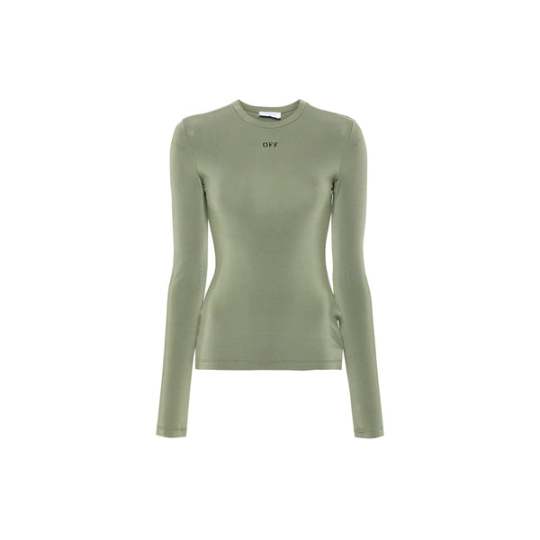 Off Stamp Sec Skin Long Sleeved T-shirt (Fern Green)