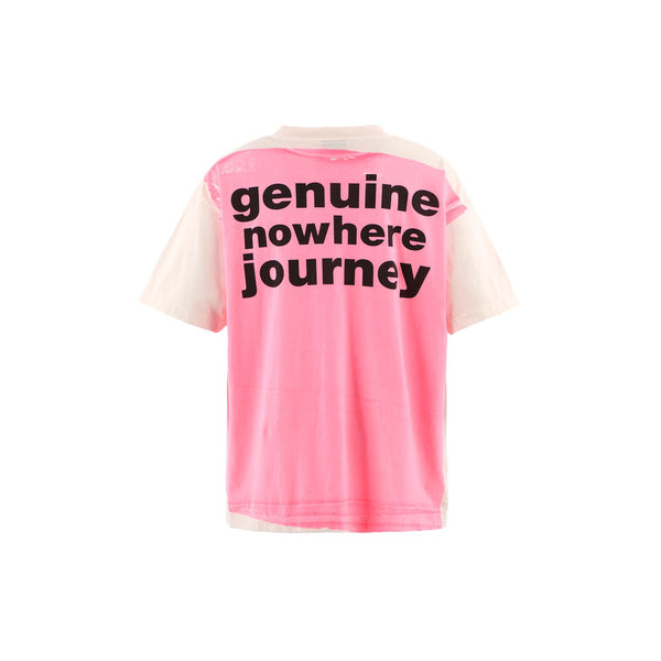 Handprint Bape Short Sleeve Tee (White/Pink)