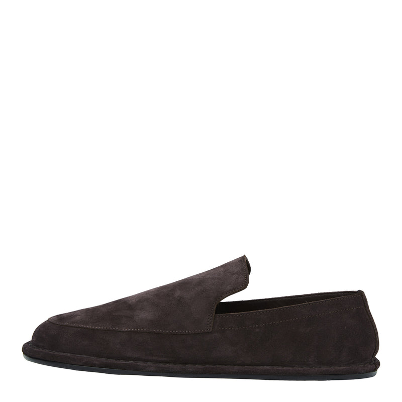 Ross Suede Brown Loafers