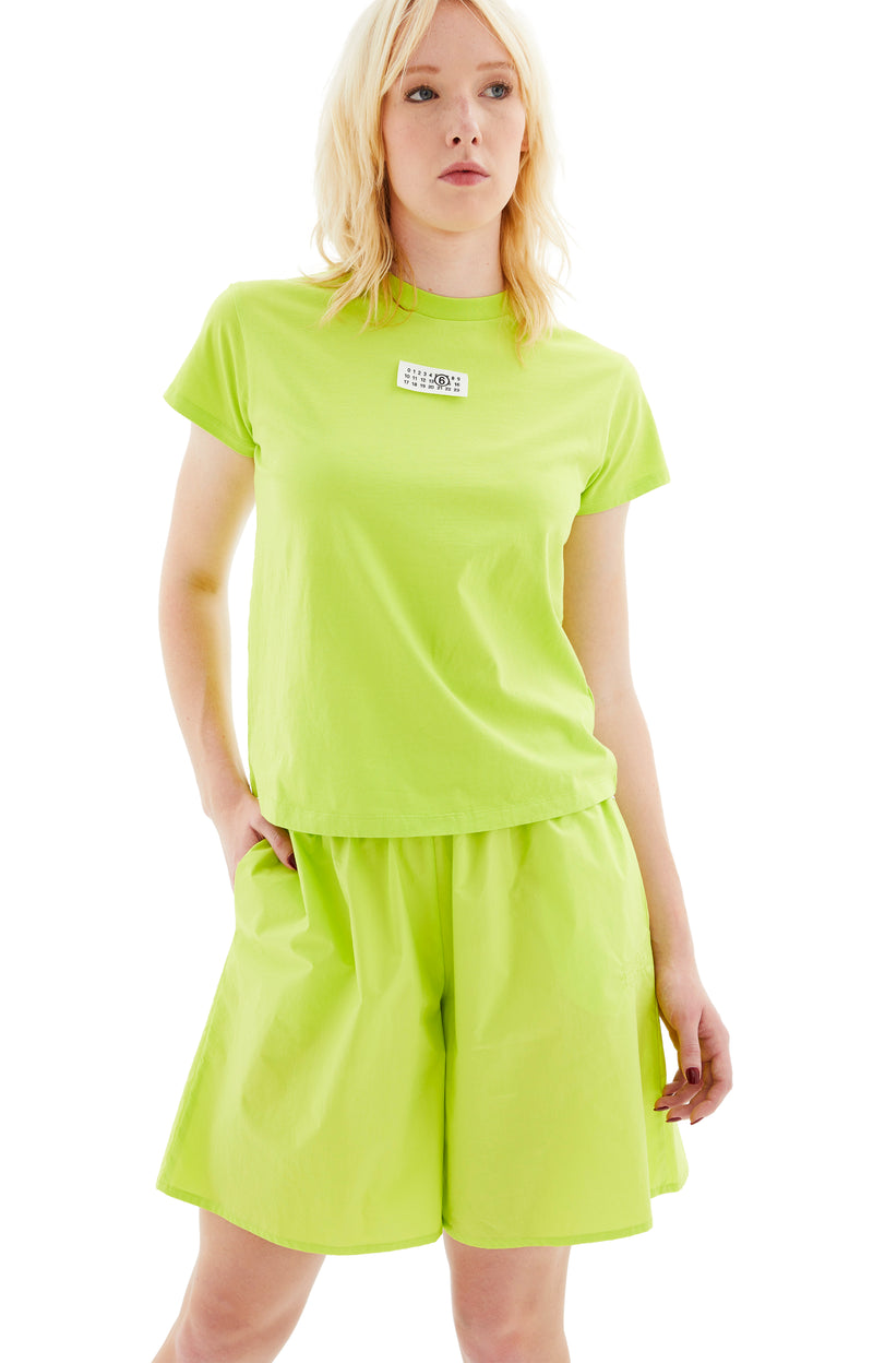 Short Sleeve T-Shirt w/Logo (Neon Green)